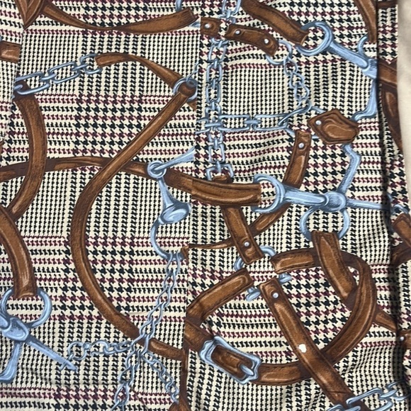 Chaps Equestrian print lined button up trench - Picture 2 of 9